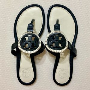 Tory Burch Miller Fringe Sandals